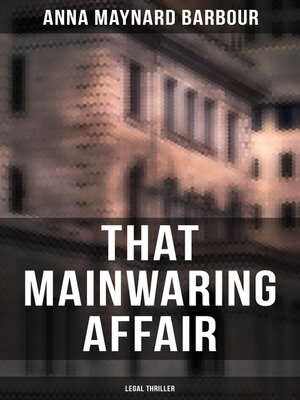 cover image of That Mainwaring Affair (Legal Thriller)